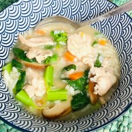 香菇滑鸡粥