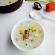玉米胡萝卜香菇粥