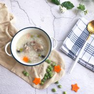 杂蔬排骨大米粥-电饭煲版