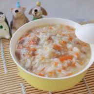 胡萝卜肉末粥