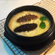 元气早餐  砂锅海参小米粥