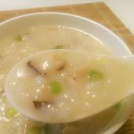 香菇鸡丝粥