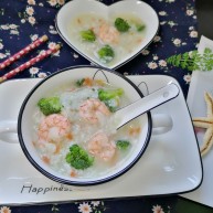 蔬菜虾仁粥