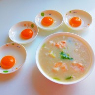 鲜虾砂锅粥