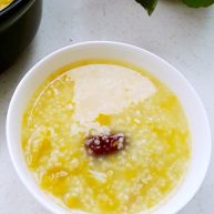 砂锅南瓜小米粥