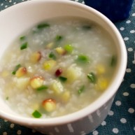 软糯玉米土豆咸粥