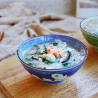 鸡蓉虾仁香菇粥