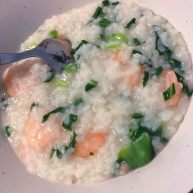 蔬菜虾仁粥