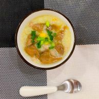 宝宝花生猪肝小米粥