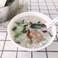 菠菜猪肝粥
