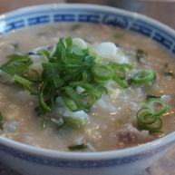 电饭锅芥菜肉粥
