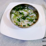 宝宝辅食  快手版菠菜牛肉粥