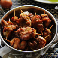 孜然牙签鸡肉串