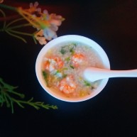 蔬菜虾仁粥