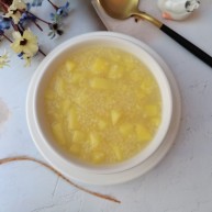 苹果小米粥