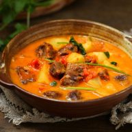 西红柿土豆炖牛肉