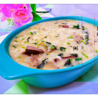 菠菜猪肝粥