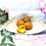 爆汁芝士南瓜球