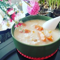 红薯花生白米粥