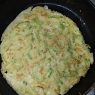 嫩西葫丝鸡蛋饼