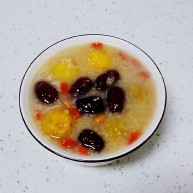 小米、蔓菁、枸杞粥