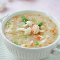 蘑菇鲜虾粥