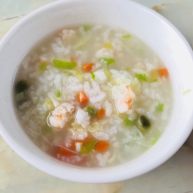 蔬菜虾仁粥2-3人份