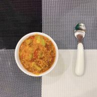 番茄丝瓜补钙粥