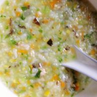 绿色健康无敌营养粥-蔬菜肉糜粥