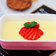 无需烤箱的奶香布丁