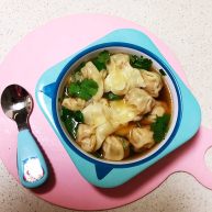 宝宝健康食谱  小金鱼虾仁猪肉抄手