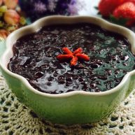 软糯香甜黑米粥-电饭锅版