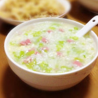 西芹火腿粥