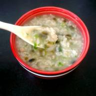 自制皮蛋瘦肉粥