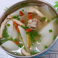 萝卜骨头汤+夏天的味道