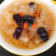 枸杞红枣银耳羹-经典胶羹版