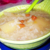 雪梨山楂糯米粥