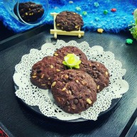 做年货    燕麦巧克力脆饼