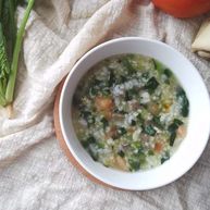 番茄菠菜猪肝粥