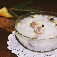 幸福早餐香菇瘦肉粥