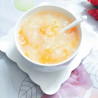 小米南瓜百合银耳粥