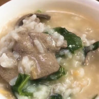 猪肝瘦肉粥