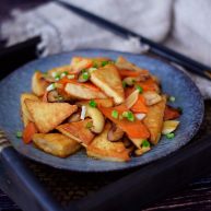 家常炒豆腐