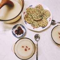 婕宝五色饼＋百合枸杞小米粥