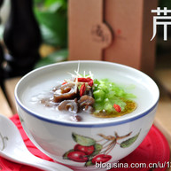 芹菜海参粥