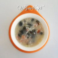 地方菜　皮蛋瘦肉粥