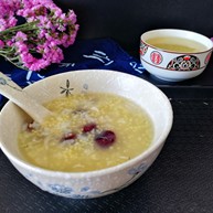 鱼片+小海米营养粥