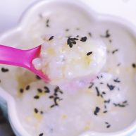 山药糯米糙米芝麻粥