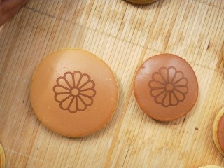 20、铜锣烧（印花版),做大做小按照自己的喜好，我一开始做了两个大的。后来做的都是小一点的。