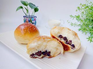 15、日式红豆包,成品图